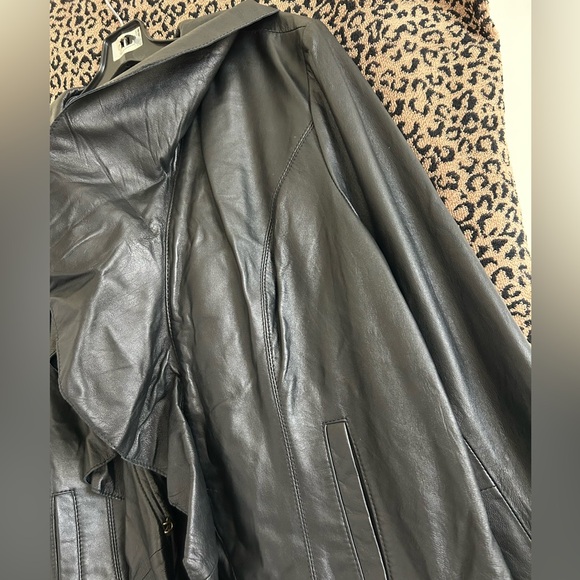 NEIMAN MARCUS 100% Soft Lamb Leather Jacket NWOT - Picture 7 of 9